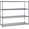 Nexel Nexelon Wire Shelving, Blue Epoxy, 60W X 24D X 63H 24606N - alternate 1